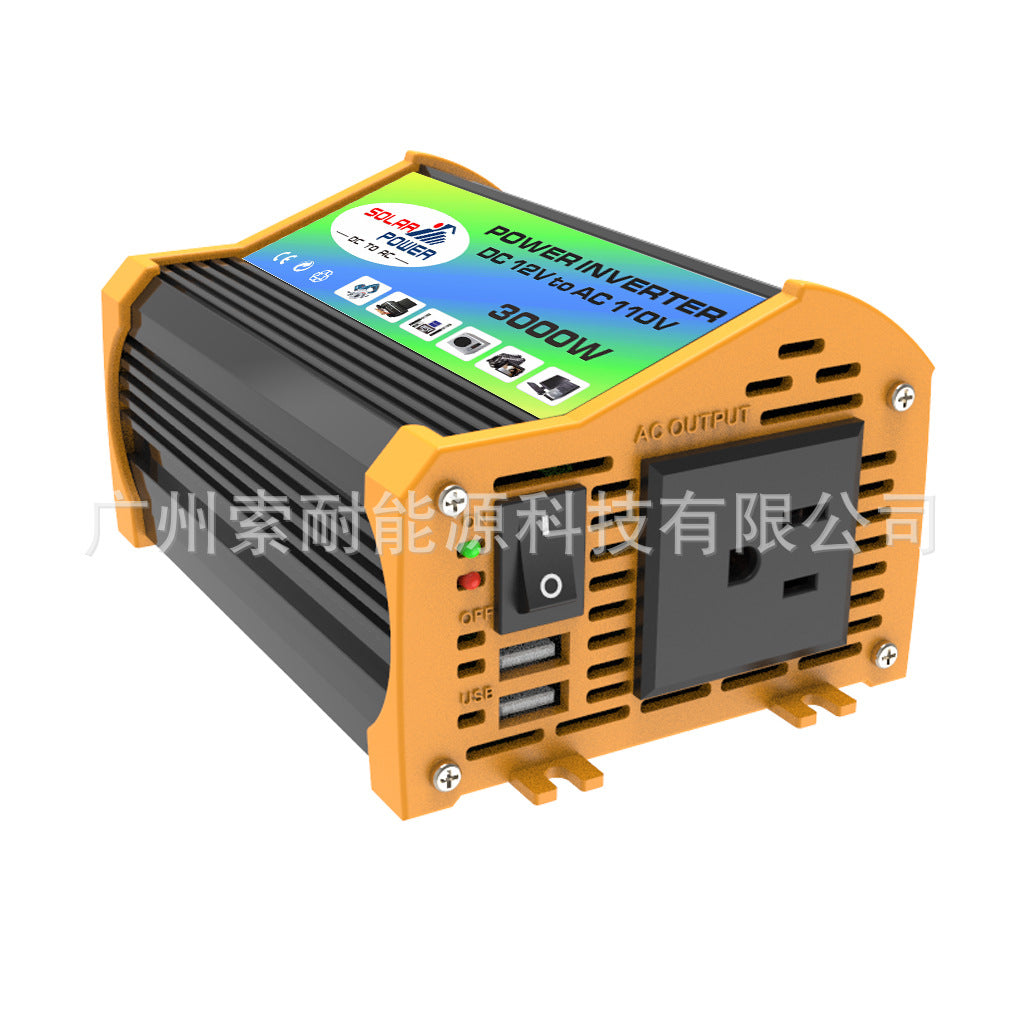 300W Vehicle Inverter12V Turn110V220V Double USB Platform car power inverter - 图片 10