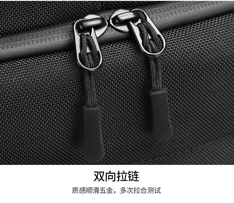 OZUKO Business Backpack Men's Commuting Large Capacity Computer Bag Travel Backpack High-end Waterproof School Bag - 图片 21