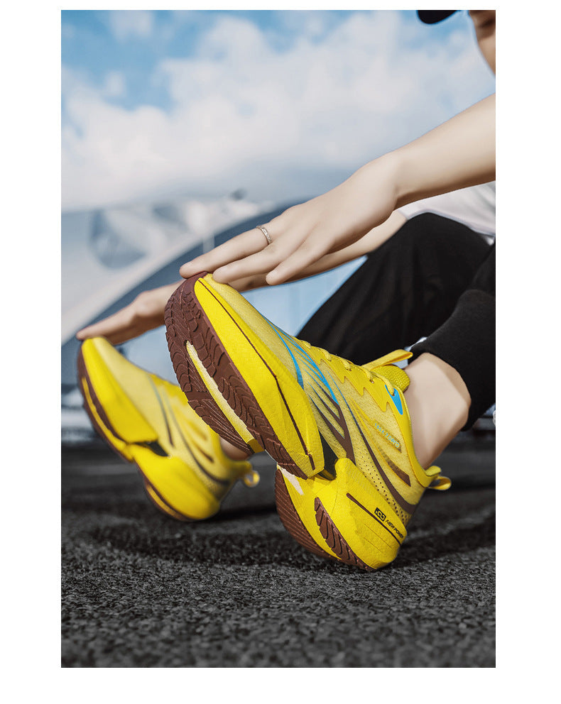 ROANK Men's Running Shoes Ultra-Light Sports Shoes for Teenagers Non-Slip Thick Sole Height Increasing Running Shoes for Middle School Students - 图片 26