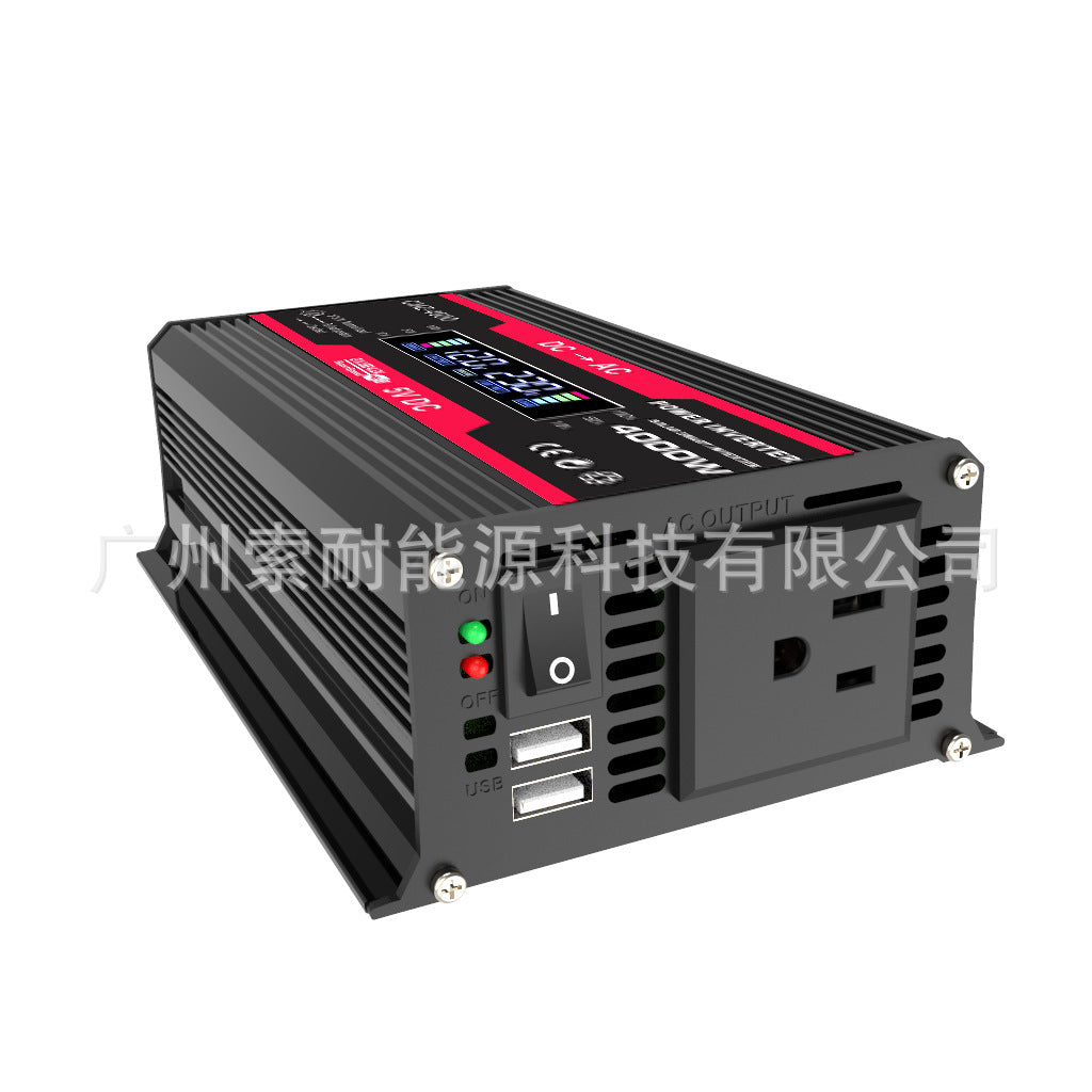 Vehicle Inverter300W 12V Turn110V220V Smart Digital Display Screen car power inverter - 图片 11
