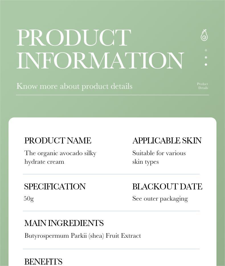 Avocado Skincare Set SADOER Cleansing, moisturizing and moisturizing six-piece set foreign trade wholesale - 图片 83