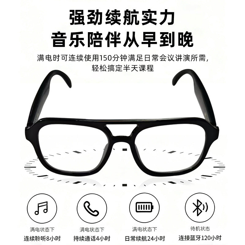 Hot Selling Smart Glasses Bluetooth Call Listening to Music ai Translation Conference Office Commuting Wear Factory Source AI Translation - 图片 4