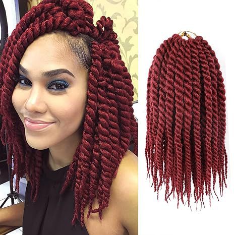 Medium Coarse12Hand-twisted Two-strand Braid SenegaleseTwistHair Synthetic Crochet Wig Voluminous Wig - 图片 12