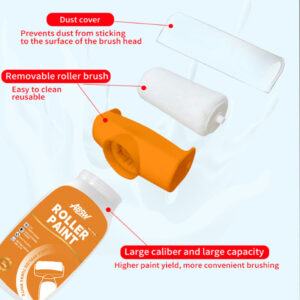 Roller Paint Wall Renovation Stain Covering Repair Water-Based Odorless Latex Paint Wall Repair Paint Interior Wall Painting