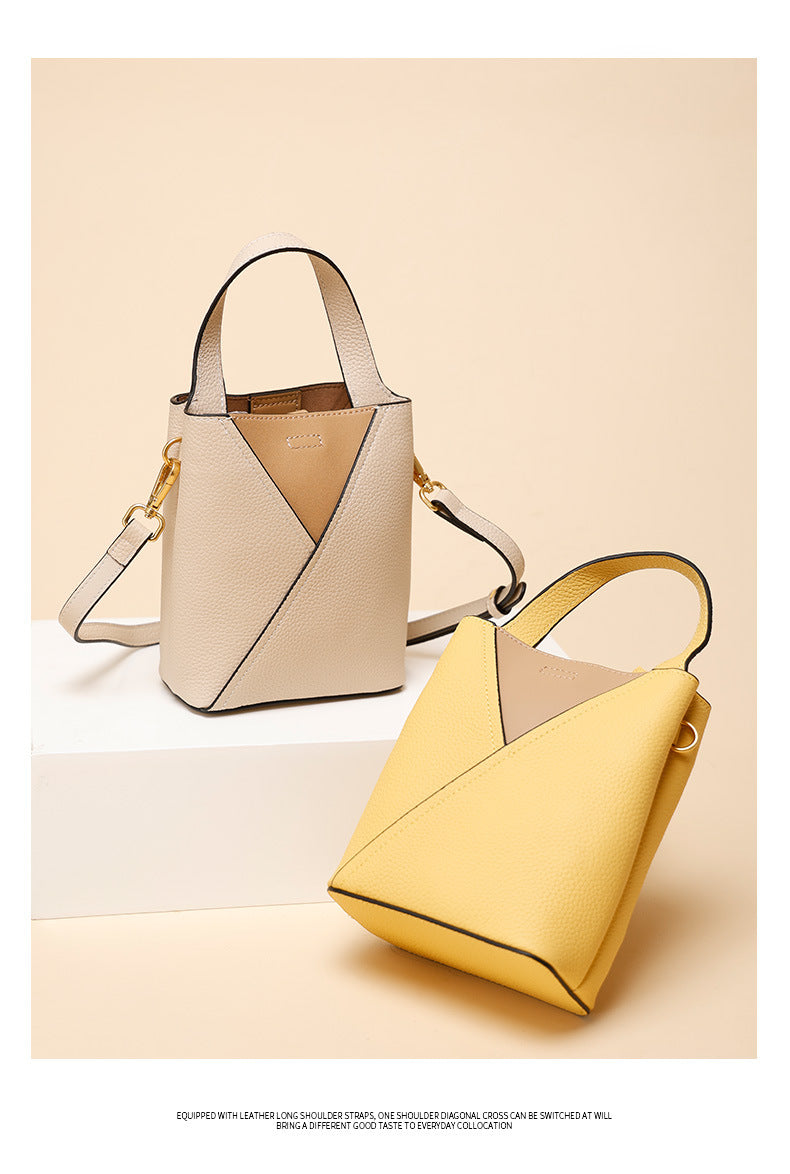 2024New Women's Bag Origami Shoulder Bag Crossbody Small Bag Phone Bag Handbag Bucket Bag Commuter - 图片 4
