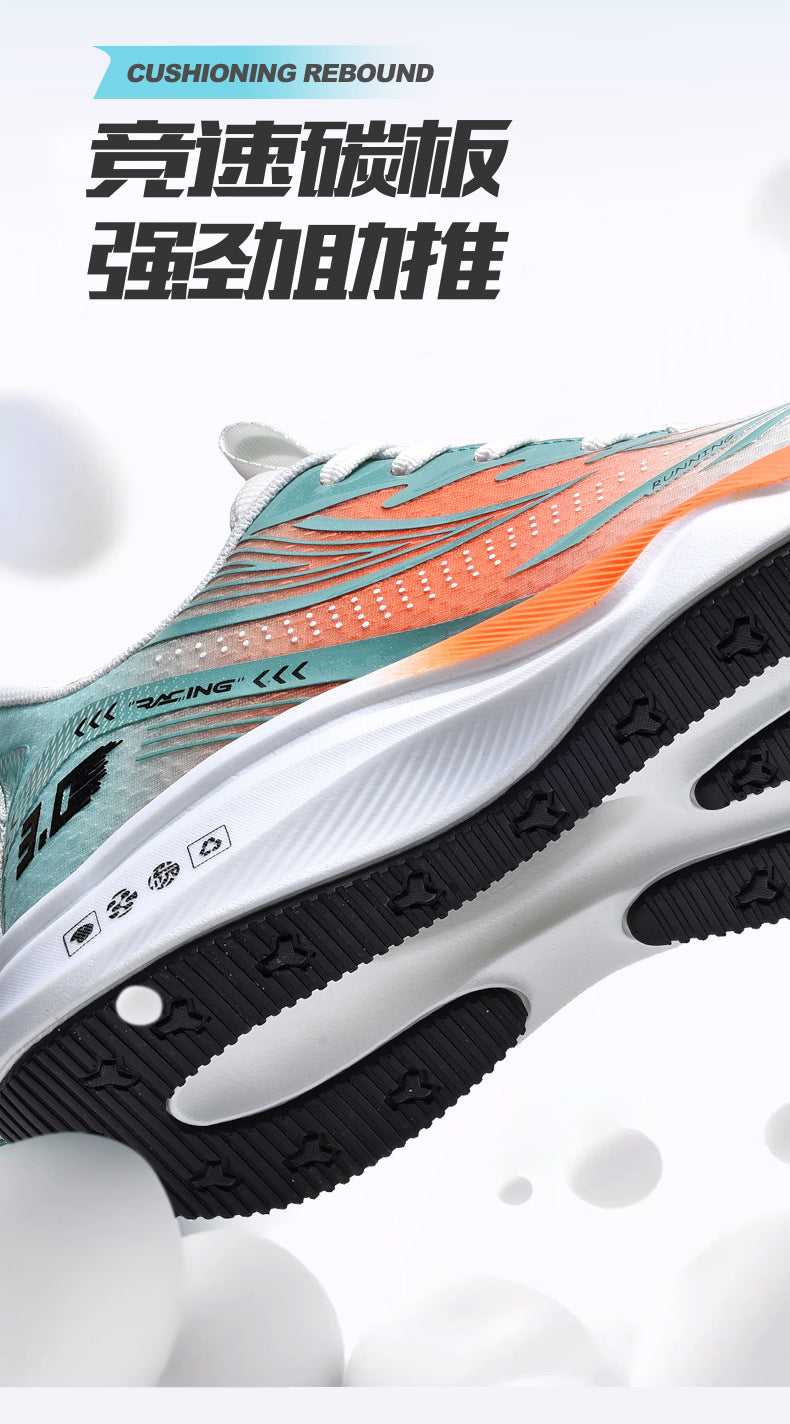 New Summer Lightweight Wear-resistant Men's Running Shoes Carbon Plate Non-slip Sports Shoes Casual Fashion Shoes - 图片 11