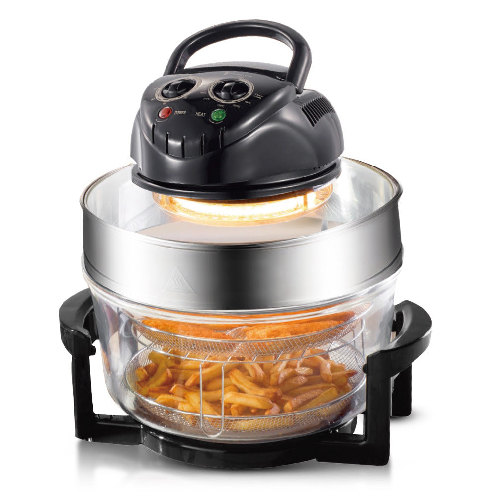RAF European Standard Air Fryer12L Large Capacity Multi-Functional Visual Electric Fryer Household Glass 8-in-1 - 图片 12