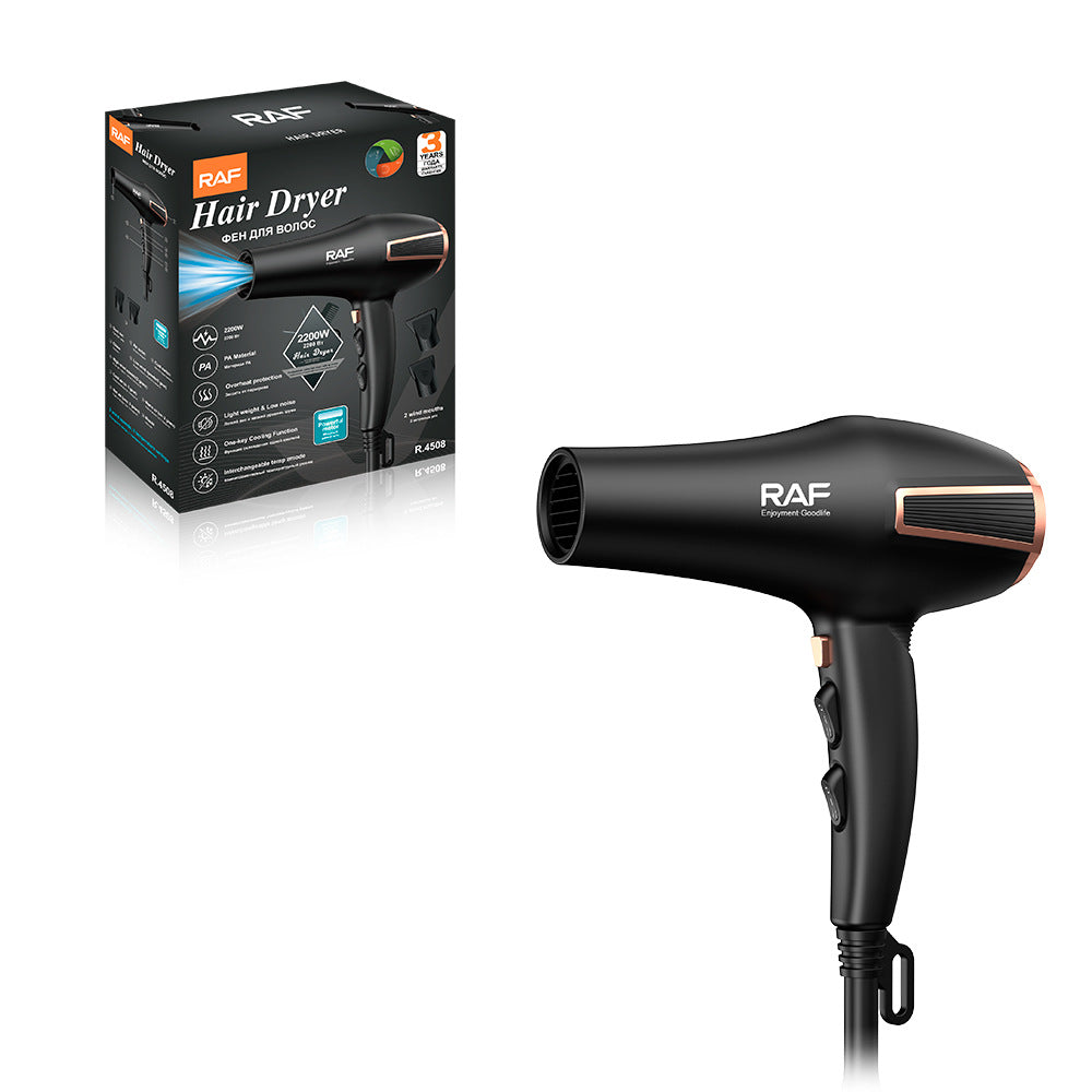 RAF European Standard Household Hotel Hair Dryer2200W Hot and Cold Air Hair Dryer High Power Electric Hair Dryer4508 - 图片 3