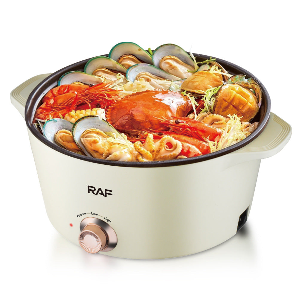 RAF European Standard Multifunctional Electric Cooker Household Electric Frying Pan Non-stick Pan Electric Cooker Steamer5L+7L - 图片 12
