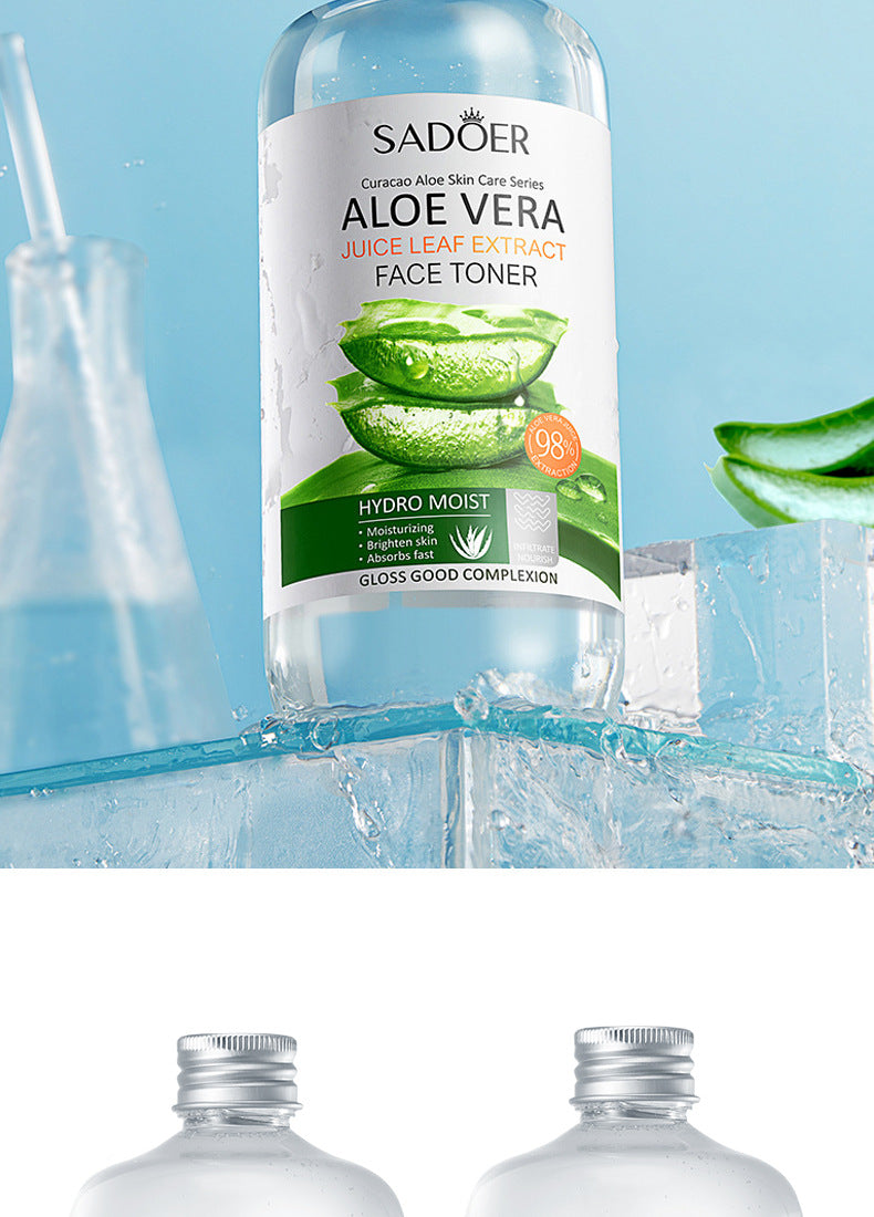 Aloe Vera Skincare Set SADOER Cleansing, hydrating, moisturizing, and nourishing foreign trade manufacturer wholesale - 图片 46
