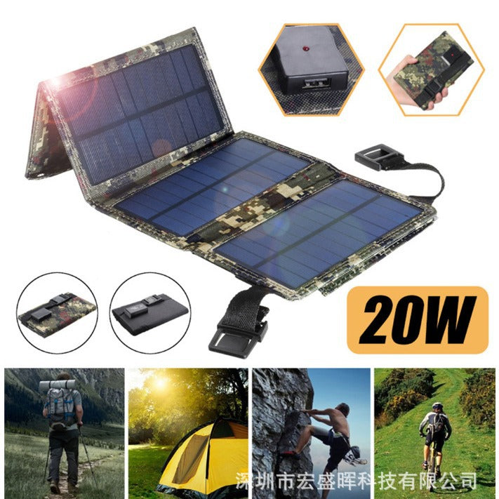 Traveler Outdoor Solar Panel Portable Foldable Photovoltaic Charging Panel Small Solar Charging Bag Photovoltaic Power Supply - 图片 7