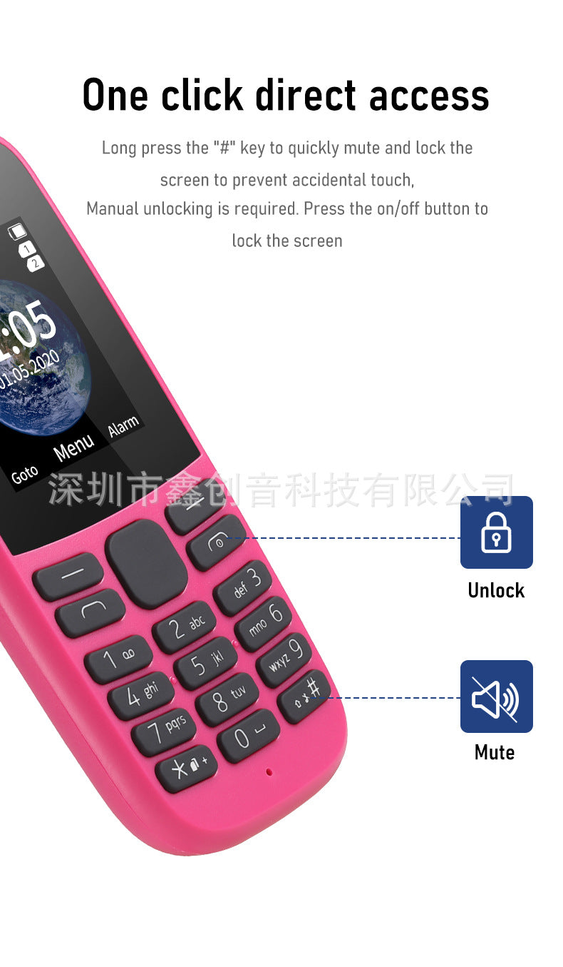 105straight button phone foreign trade mobile phone 2G Afri - 图片 18