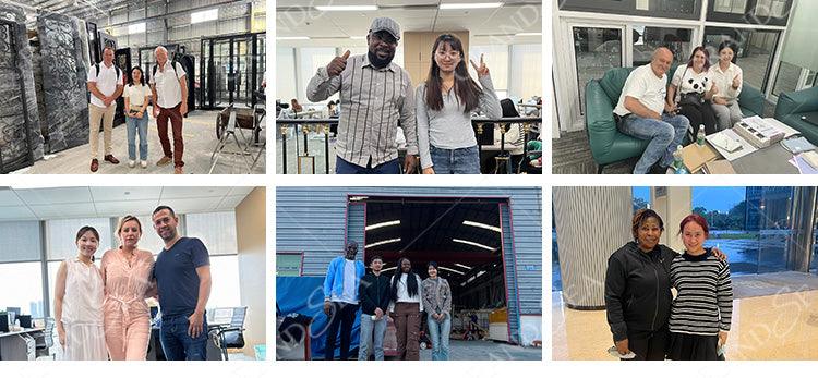 Custom 800x800 Luxury Marble Look Glazed Tile Design Carreaux De Maison Sol Non-slip Wear Resistant Matte Textured Tile - 图片 23