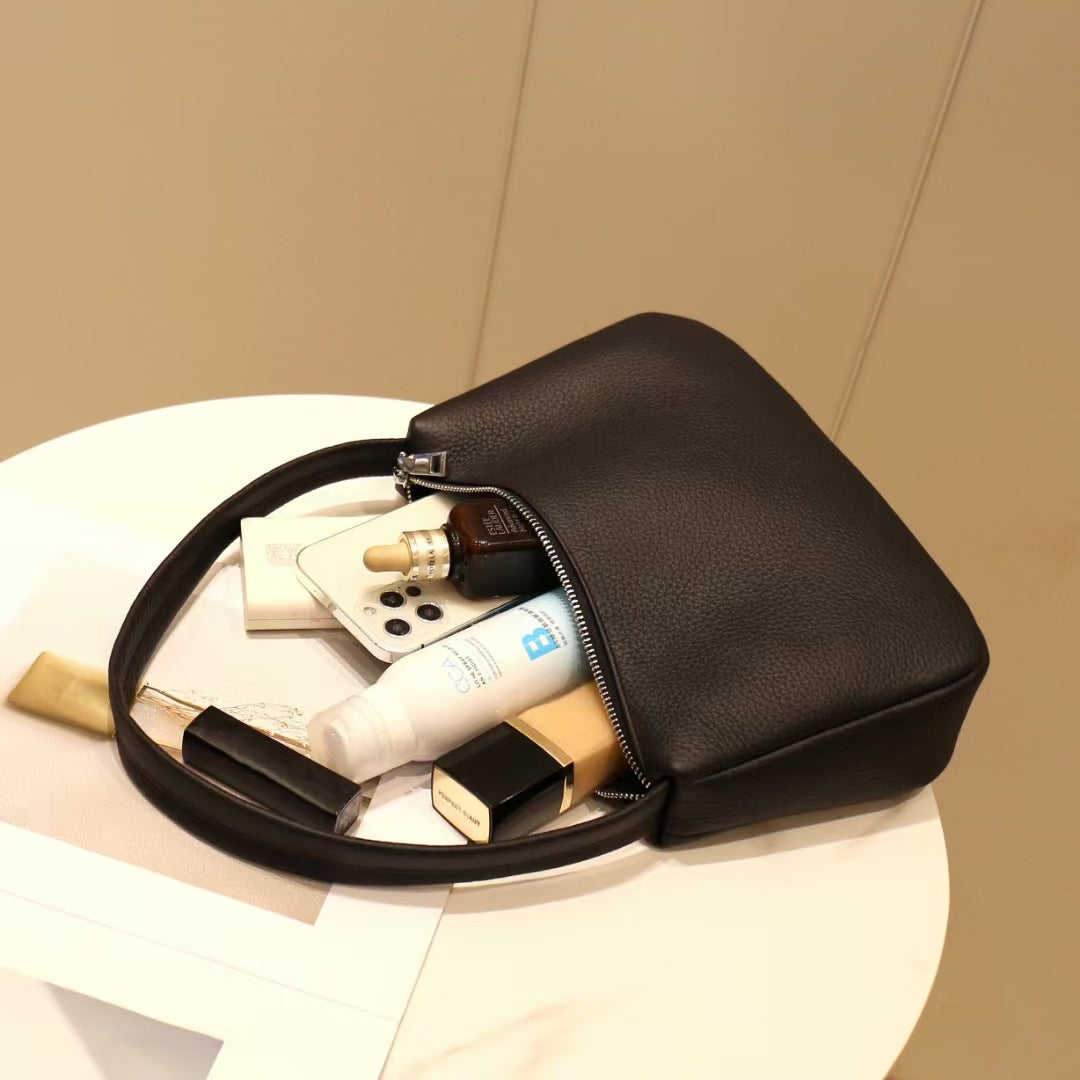 Guangzhou Luggage2025New Niche Simple Women's Bag Summer Versatile High-End Large Capacity Genuine Leather Underarm Bag - 图片 22