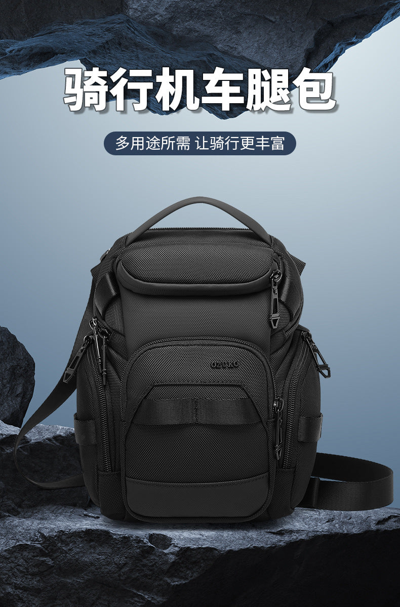 Tactical Cycling Leg Bag Motorcycle Waist Bag Men's Waterproof Multifunctional Motorcycle Crossbody Shoulder Bag Outdoor Sports Bag - 图片 28