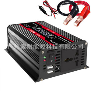 300W Vehicle Inverter12V Turn110V220V Double USB Smart screen car power inverter