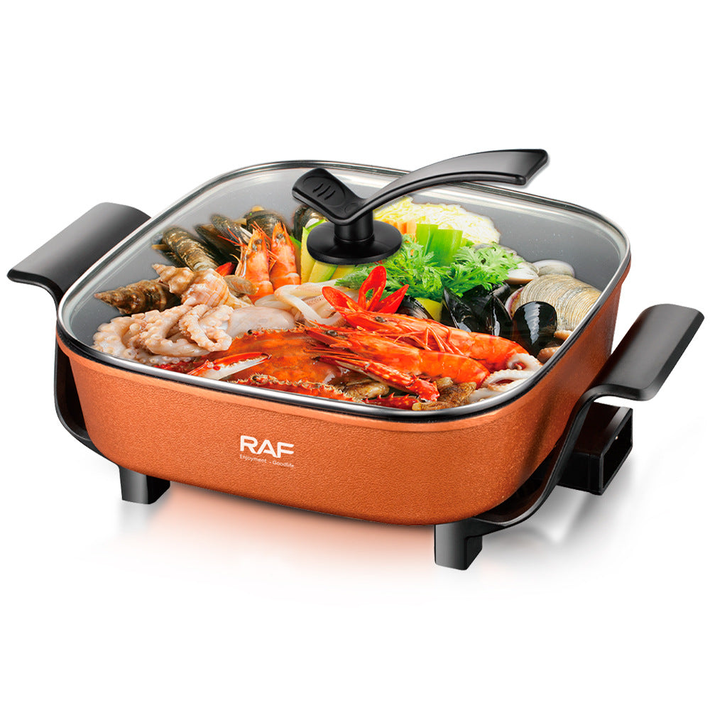 RAF European and American Standard Multifunctional Electric Cooker Household Electric Frying Pan Non-stick Pan Electric Cooker Steamer7LR5411 - 图片 19