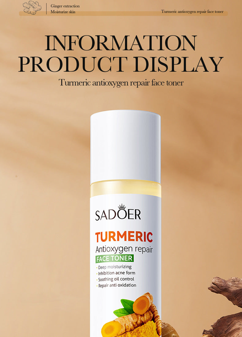 Turmeric Skincare Set SADOER Cleansing, moisturizing, hydrating five-piece set for foreign trade wholesale - 图片 26
