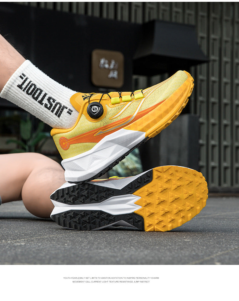 Full Palm Carbon Plate Sports Running Shoes Double Layer Popcorn Outdoor Trail Running Shoes Marathon Men's and Women's Shoes - 图片 50