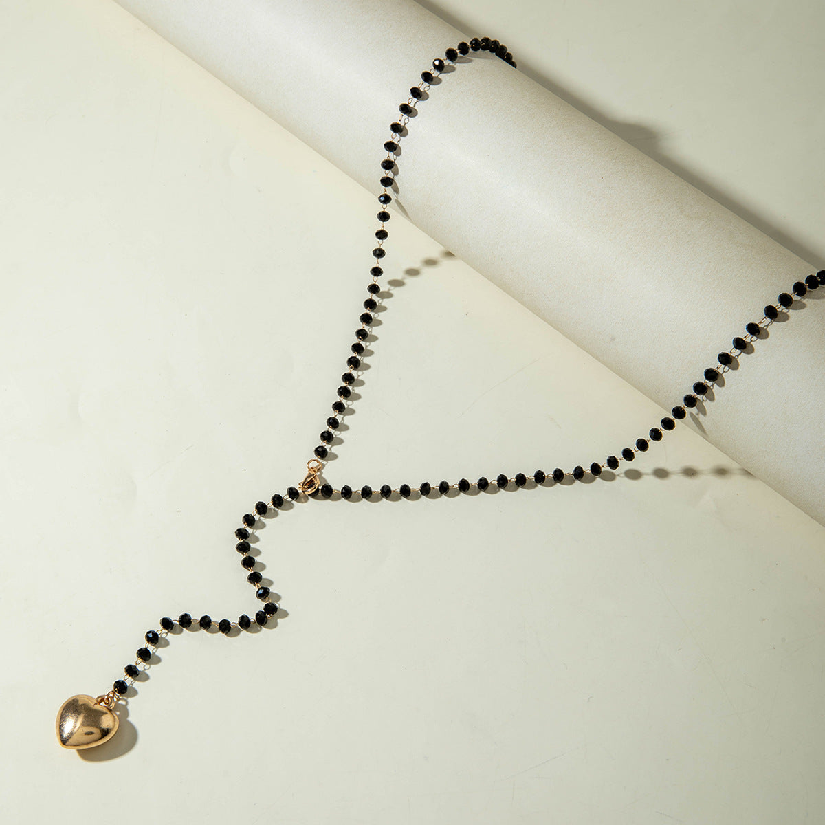 European and American Fashion Jewelry Beaded Tassel Double Layer Long Necklace Elegant Multi-layer Wear Y Type Necklace Ornament - 图片 20