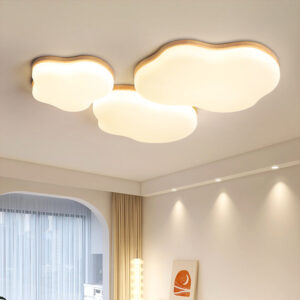 Bedroom Ceiling Lamp Modern Minimalist Irregular Cloud Study Lamp Nordic Art LED Master Bedroom Room Full Spectrum