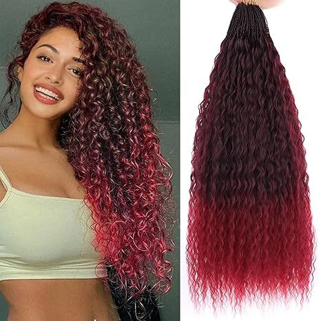 Cross-border European and American Wigs Two-strand Braids Brazilian Small Braids Micro Brazilian Kinky Curly - 图片 13