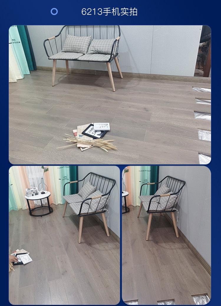 In-stock Solid Oak Flooring from Source Scar Modification Hand Scratch Pattern Original Wood Floor Solid Wood with Dragon Bone Design - 图片 55