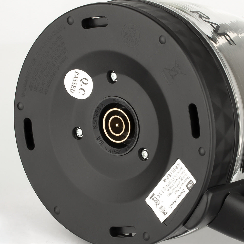 RAF European Standard Electric Kettle Stainless Steel Transparent Glass Small Household Electric Kettle for Home Use1.2L - 图片 18