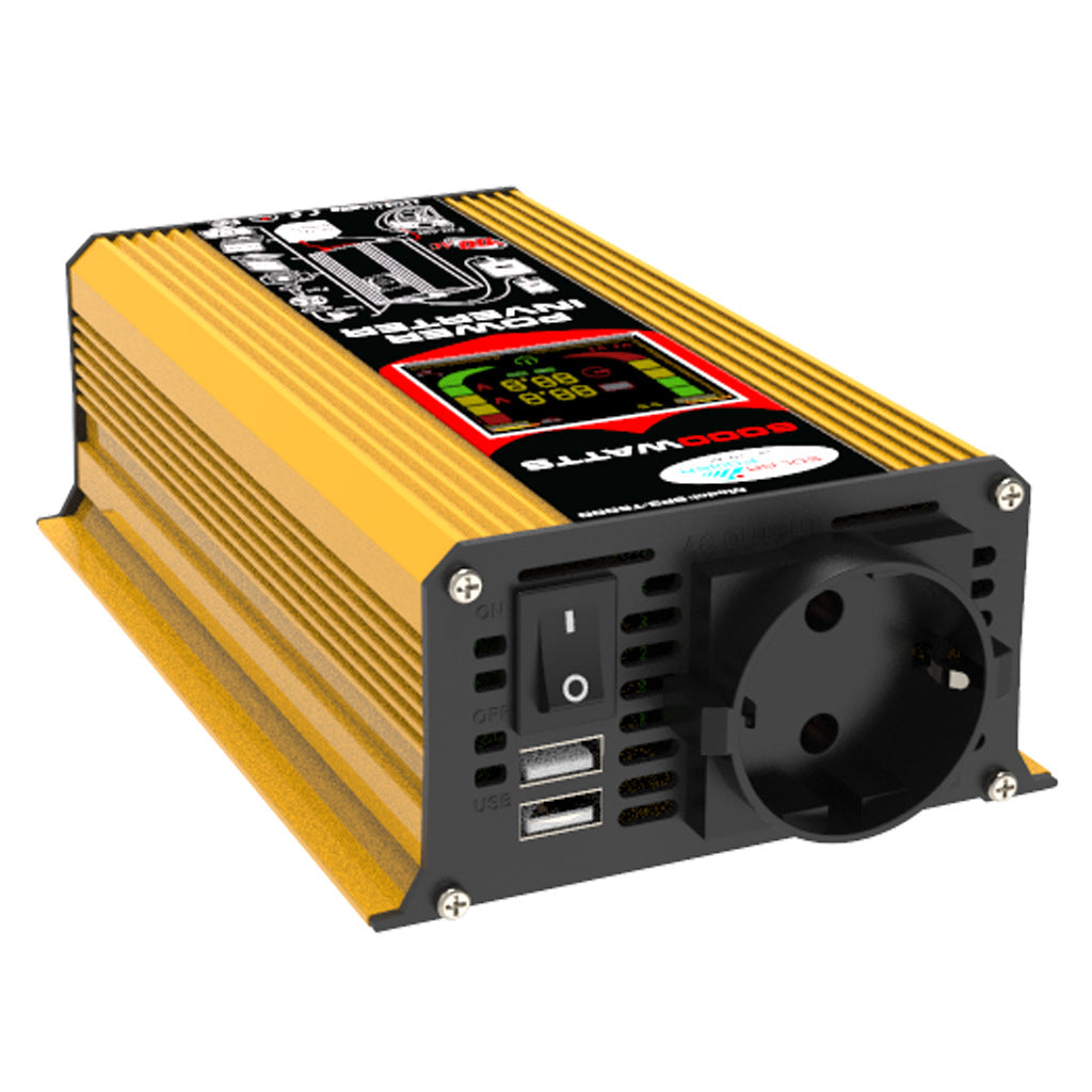 Export Car Inverter500W 12V Turn110V 220V Smart Display car inverter - 图片 8