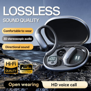 Popular M134Digital Display Ear-Hook Headphones Private Model High Appearance Long Battery Life Wireless Bluetooth Headphones