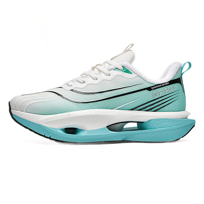 Friction Sound Real Explosion Soft Sole Breathable Racing Running Shoes Unisex Versatile Shock Absorption Anti-Slip Couple Casual Sports Shoes - 图片 5