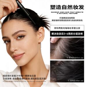 sheloves Eyebrow and Hair Dual-use Styling Stick White Hair Covering Magic Waterproof Non-Fading Disposable Hair Dye Pen