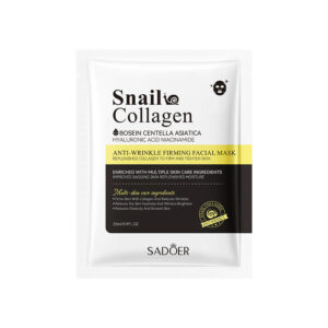 Snail Face Mask SADOER Collagen anti-wrinkle firming delicate skin mask  wholesale