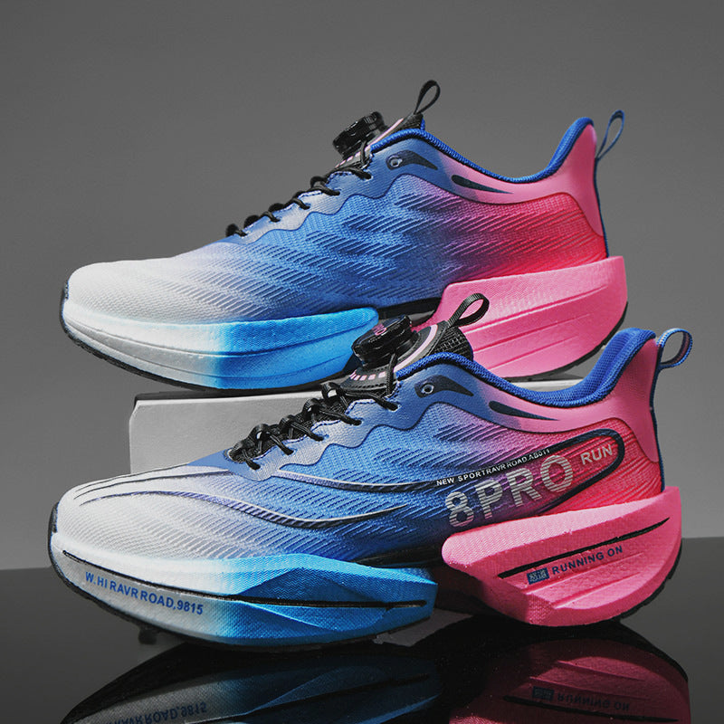 Red Rabbit8pro Hot-selling Parent-Child Breathable Running Shoes Professional Racing Anti-Slip Student Cushioning Rotating Button Sports Shoes - 图片 3