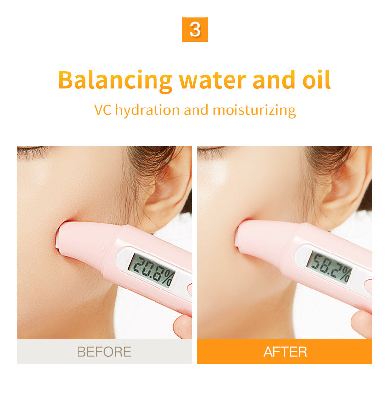 VC Facial Mask ZOZU Vitamin C Hydrating Moisturizing and Nourishing foreign trade skincare products live wholesale - 图片 13