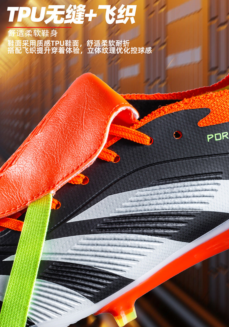 World Cup Football Shoes Men's New Style Grassland Competition AG Spike TF Broken Nails Adult Youth Student Sports Training - 图片 25