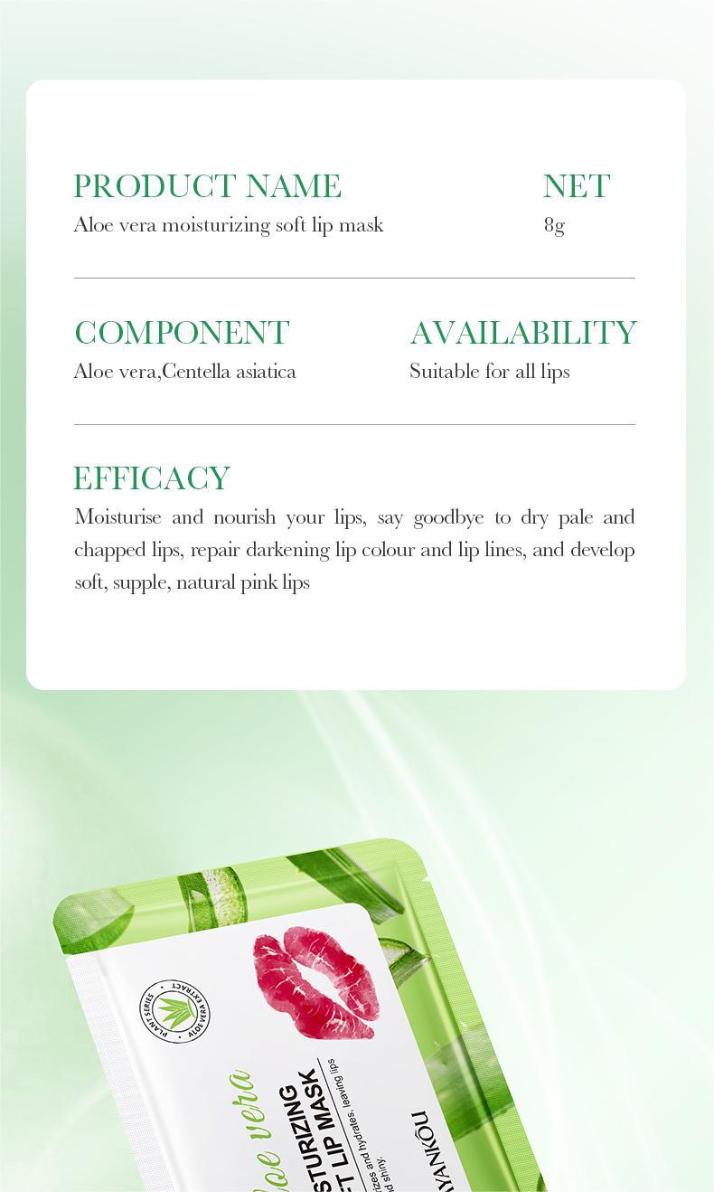 Plant and Fruit Lip Mask Series FAYANKOU Moisturizing Anti-Chap Hydrating Lip Patches Cross-Border Wholesale - 图片 30