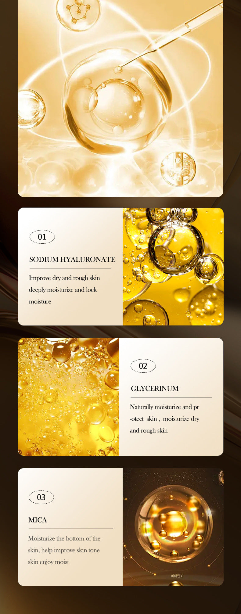 Caviar Essence Milk30mlSADOER Moisturizing and hydrating three-color lotion cross-border foreign trade wholesale - 图片 10