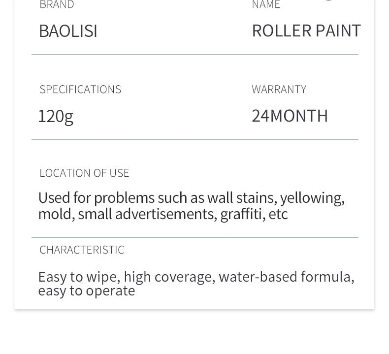 Wall Small Roller Brush Paint Cocoa Roller Dirty Graffiti Renovation Color Change Latex Paint Portable Water-Based Interior Wall Paint - 图片 25