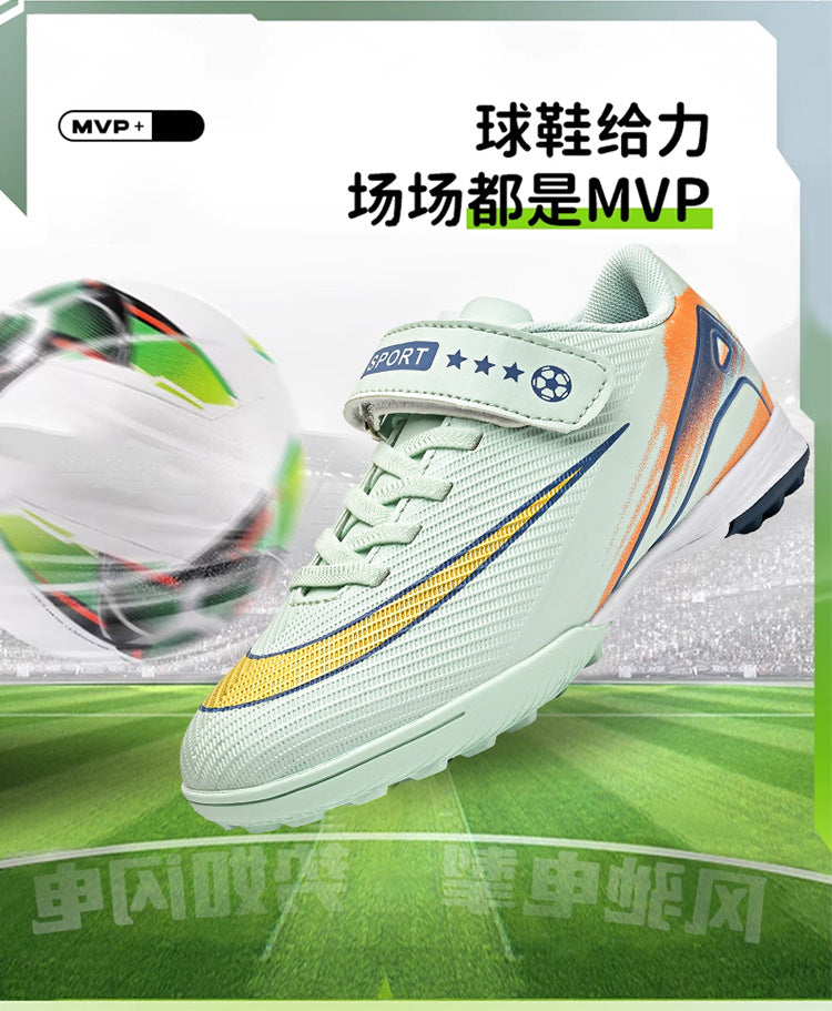2025World Cup Children's Soccer Shoes Boys Youth Students Girls Spike Long Spike Competition Training Sports Shoes - 图片 17
