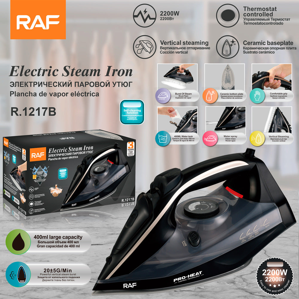 RAF European Standard Household Steam Electric Iron2200W Portable Clothes Ironing Machine Handheld Small1217 - 图片 22