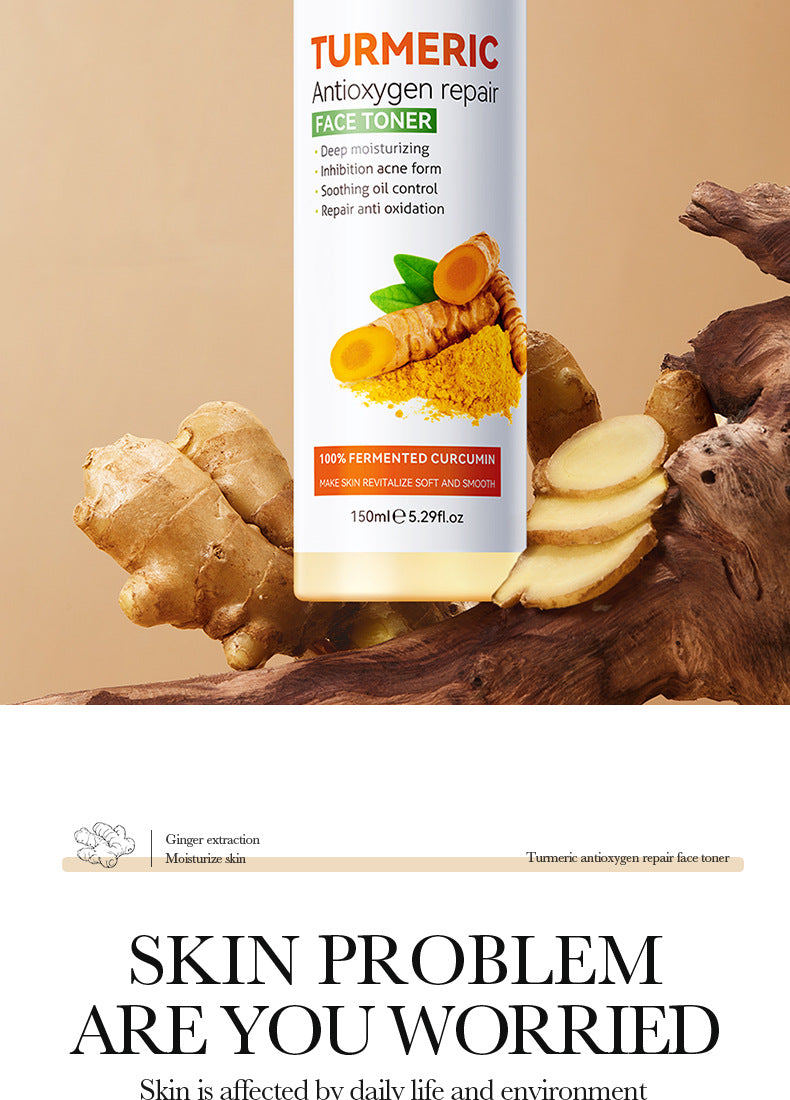 Turmeric Skincare Set SADOER Cleansing, moisturizing, hydrating five-piece set for foreign trade wholesale - 图片 25