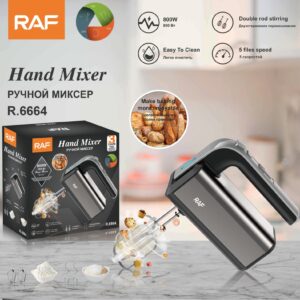 RAF European standard high-power handheld electric whisk Baking Cream Mixer Small Whisk R 6664