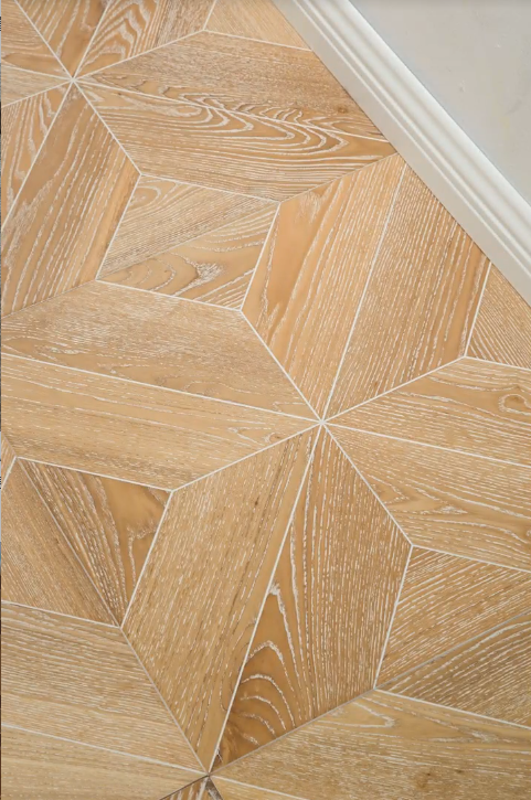 15mm Custom Square Manchurian Ash Parquet Flooring | Multi-Layer Engineered Waterproof Anti-Slip Outdoor Luxury Apartments - 图片 15