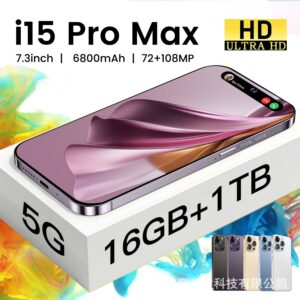 I15 ProMax Popular2+16G 6.5Inch Large Screen All-in-One Machine True4G Smart New Phone