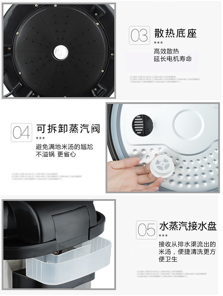 Small Home Appliance Factory Wholesale Large Capacity Xishi Pot Hotel Canteen10L13L18L Extra Large Rice Cooker20-35People - 图片 26