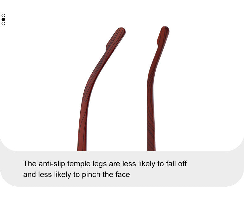 2025New European and American Fashion Square Frame Sunglasses for Men Retro Imitation Wood Grain Temple Double Bridge Sun Protection Sunglasses for Men - 图片 19