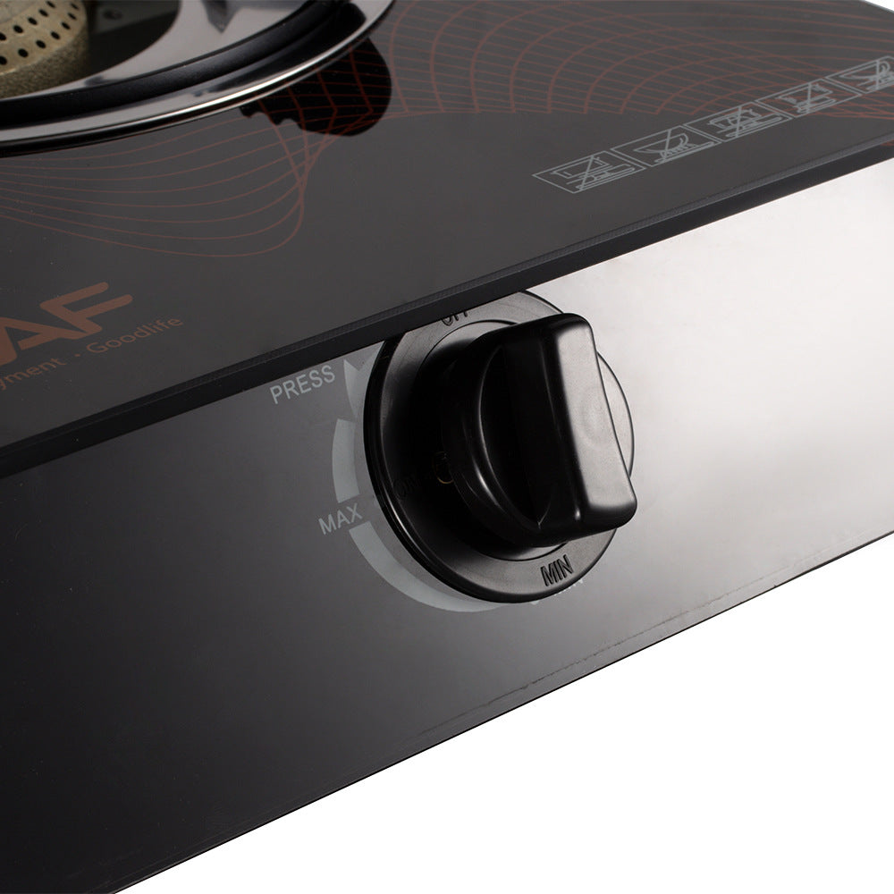 European Standard Gas Stove Single Burner Household Liquefied Gas Tabletop Flameout Protection Glass Rotating High Heat Natural Gas R.8034 - 图片 18