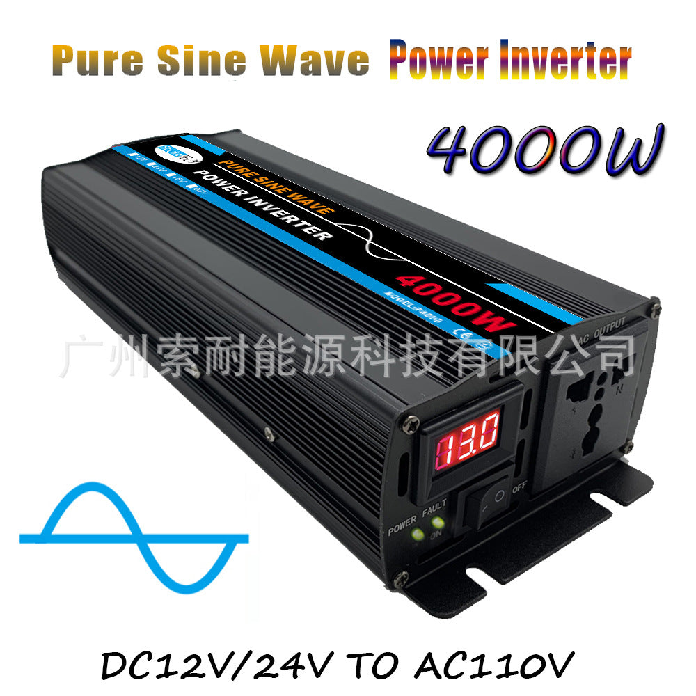 DC12V/24V Turn AC110V Pure Sine Wave Inverter500W 800W 1000W 1500W 2000W - 图片 7