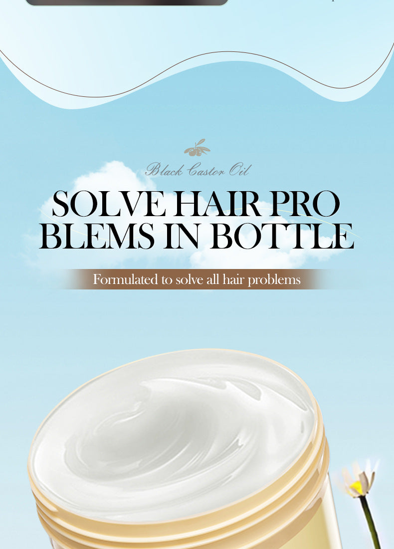 Black Castor Oil Hair Mask500gSADOER Nourishing, Smooth and Fluffy Conditioner Cross-Border Wholesale - 图片 11